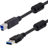 Usb Cable, 3.0 A-B Plug, 6.6Ft, Black; Connector A L-Com - 74AC7808 - Newark, An Avnet Company