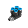 Fittings, Couplings, and Distributors - 2171-QSLV4-G3/8-12-ND - DigiKey