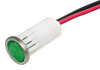 Panel Indicator, 12.7Mm, Green, 125Vac; Led Color Vcc (Visual Communications Company) - 98Y9984 - Newark, An Avnet Company