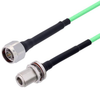 Rf Cable, N Type Plug-Bhd Jack, 1Ft; Connector To Connector L-Com - 68AH3357 - Newark, An Avnet Company