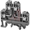 Terminal Block; Polyamide 6.6; 6mm W; 54H x 55.5mm; 300V; 9mm Strip Length;Gray - 70077797 - Allied Electronics, Inc.