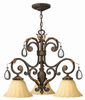 4892SU Mid. Chandeliers-Glass Down - 780509 - Capital Lighting, Inc.