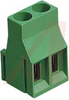 Block, Terminal; 30 to 12 AWG; 2; Vertical; 20 A; 300 V; 1.3 mm; 9.8 mm; 0.5 Nm - 70077506 - Allied Electronics, Inc.