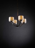 POR-8970-45-WFAL-DBRZ Mid. Chandeliers-Glass Up - 494495 - Capital Lighting, Inc.