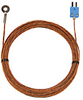 Digi-Sense Type-T Bolt-On Probe 0.62Inod Mini Conn GRD 25Ft Strt Fiberglass Cable -- GO-08525-84