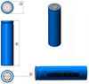 Li-ion Battery -- TP-18650-3.7V2300mAh - Image