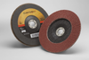 3M Cubitron II 967A Type 27 Coated Ceramic Aluminum Oxide Flap Disc - 80 Grit - 7 in Diameter - 55613 -- 051141-55613 - Image