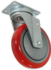 Swivel Caster - Polyurethane on Polyolefin Wheel - Model 3 - 3RG5x1-1/4-S - Caster City, Inc.