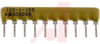 Resistor, Ntwrk;10 K Ohms;Bussed;Epoxy Resin;Conformal SIP;1.25W;+/-2%;100V;10Pi - 70155363 - Allied Electronics, Inc.