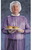 Ansell 56-901 Blue Large Vinyl Chemical-Resistant Apron - 076490-50161 -- 076490-50161 - Image