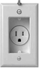 Duplex/Single Receptacle -- S3713-TRBK - Image