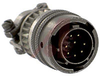 connector,metal circ,class e,str plug w/cable clamp,sz12,8 #20 solder pin cont - 70143406 - Allied Electronics, Inc.