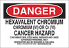 Brady B-302 Polyester Rectangle White Chemical, Biohazard, Hazardous & Flammable Material Sign - 10 in Width x 7 in Height - Laminated - 126254 - 754473-74422 - R. S. Hughes Company, Inc.