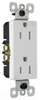Duplex/Single Receptacle -- 885-TRWRWCC8 - Image