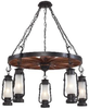 65007-5 Large Chandeliers-Glass Shade - 427472 - Capital Lighting, Inc.