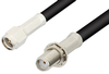SMA Male to SMA Female Bulkhead Cable 60 Inch Length Using RG223 Coax - PE3553-60 - Pasternack