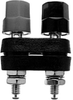 Binding Post, Brass, Black, Panel Mount; Product Range Abbatron Hh Smith - 35F845 - Newark, An Avnet Company