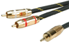 Audio Cable, 3.5Mm-Rca X 2 Plug, 5M; Connector To Connector Roline - 43AC9893 - Newark, An Avnet Company