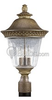 Three-Light Outdoor Post Lantern - P5416-86 - bulbs.com