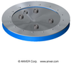 Large Vacuum Pads with Bolt-On Seals - VP215Q - ANVER Corporation