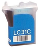 Brother LC31C Compatible Cyan Ink - 102002717 - LaserCycle