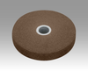 3M Scotch-Brite XL-UW Unitized Aluminum Oxide Soft Deburring Wheel - Fine Grade - Arbor Attachment - 4 in Diameter - 1/4 in Center Hole - Thickness 1/4 in - 30600 - 048011-30600 - R. S. Hughes Company, Inc.