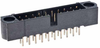 6+6 Pos. Male DIL Vertical Throughboard Conn. No Jackscrews - M80-5201205 - Harwin Plc