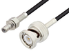 SMB Jack to BNC Male Cable 36 Inch Length Using RG174 Coax, LF Solder - PE3W01494LF-36 - Pasternack