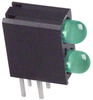 Indicator, Led Pcb, 2Led, 3Mm, Grn, 2.1V; Led Color Dialight - 30K2216 - Newark, An Avnet Company