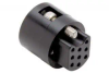 Subminiature C-type Connector, 9 Pins, Air-Side, Delrin, Female Pins -- A3034-1-CN - Image