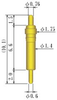 Single Ended Probe Pin - 8YJ1566ZG - JC Cherry, Inc.
