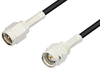 SMA Male to Reverse Thread SMA Male Cable 12 Inch Length Using RG174 Coax, RoHS - PE35359LF-12 - Pasternack