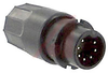 Connector; #20; Solder Cup; 7; Pin; Gold over Nickel; 0.365 in. - 70025478 - Allied Electronics, Inc.