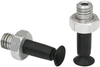 Flat suction cup (round), handling sensitive workpieces with uneven surfaces SGN 6.3 NBR-55 M5-AG - 10.01.01.00197 - Schmalz Inc.