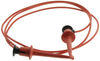 Test Lead, Orange, 914.4Mm, 60V, 5A; Grabber Test Lead Type Pomona - 92B8808 - Newark, An Avnet Company