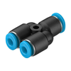 Pneumatics, Hydraulics - Fittings, Couplings, and Distributors - QSMY-6-4 - Quarktwin Technology Ltd.