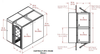 2-Unit Tunnel Low Profile Single Door Air Shower -- CAP701LP-ST2-49108 - Image