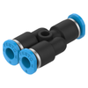 Fittings, Couplings, and Distributors - 2171-NPQE-Y-Q4-E-F1A-P10-ND - DigiKey