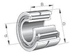 NKI Style Standard Needle Roller Bearings with Inner Ring - NKI 38/30 - Emerson Bearing Co.