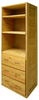 Bookcase with Drawers-JC911 - JC911 - Jess Crate Furniture