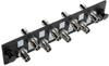 High-Density Fiber Adapter Panel (MMF/SMF), 8 ST Simplex Connectors, Black -- N492-08S-ST