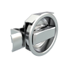 Flush Cam Latch, Small Size, Turn Counterclockwise to Latch / Lock, Single or Three - Point Latching, Standard Style Handle, Chrome Plated, Bright - 01-10-402-10 - Southco
