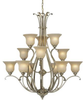Large Chandeliers-Glass Shade - 58238 - Light Center (The)