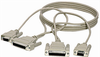 10ft. RS232 Serial Cable DB25 F/DB9 F to DB25 F/DB9 F -- BC018002