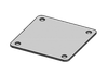BPM Metal / Stainless Steel Blank Plates- For Screw Assembly / IP66 - 42033 - icotek Corp