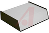 Enclosure, Slope; Aluminum; Aluminum; Black Textured (Base); White (Prepainted) - 70148994 - Allied Electronics, Inc.