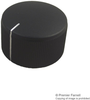 Round Knob, Kmk25, Black, 6Mm, Spline; Shaft Type Multicomp Pro - 46Y2536 - Newark, An Avnet Company