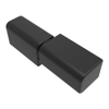 Lift-Off Hinge In-line Knuckle Style, Concealed Mount, Zinc Alloy, Powder Coat, Black - 96-10-500-50 - Southco
