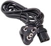 6ft South Africa smaller 3-pin Plug to IEC C13 Power Cord - P-06B-SA - SFCable.com