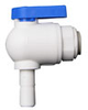 PP4VTEU6-MG - Valve, Ball, Polypropylene, Tube Elbow 1/4'' push-to-connect tube, 3/8'' stem, 1/each -- GO-01379-95 - Image